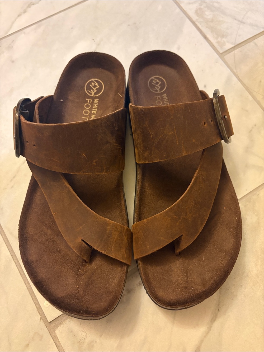 White Mountain Footbed Sandals